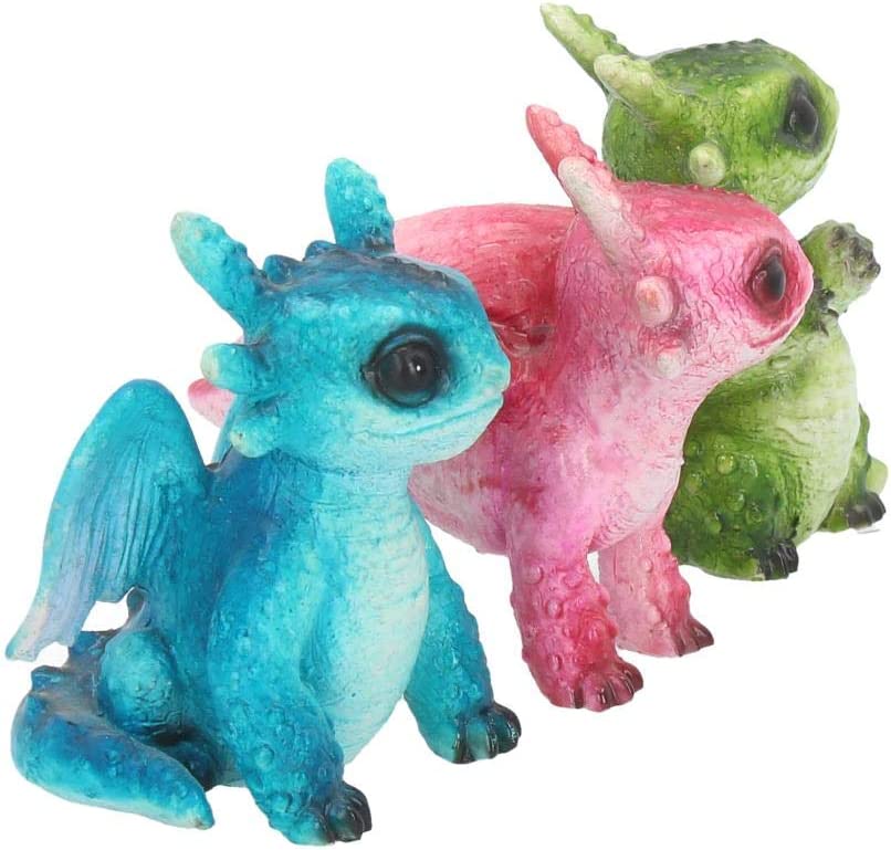 Nemesis Now Tiny Dragons - Set of Three Hand-Painted Resin Figurines 3