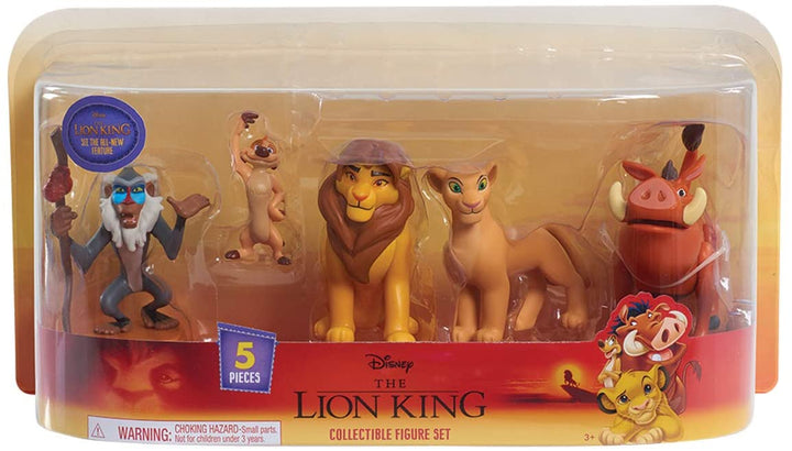 Das klassische Sammlerfigurenset „Der König der Löwen“.