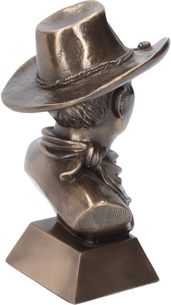 Nemesis Now John Wayne Büstenfigur, 18 cm, Bronze, Kunstharz