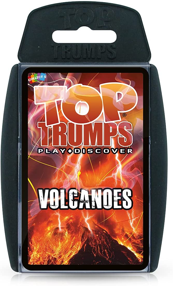 Volcanoes Top Trumps Kartenspiel
