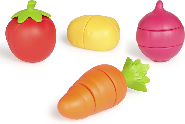 Casdon 75152 Joseph Chop2Pot | Super sicheres Spielzeug-Schneidebrett-Set für Kinder ab 3 Jahren | Enthält zerkleinerbares Spielfutter