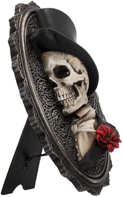 Nemesis Now Handsome Wandschild, 24 cm, Grau, Polyresin, 22 cm