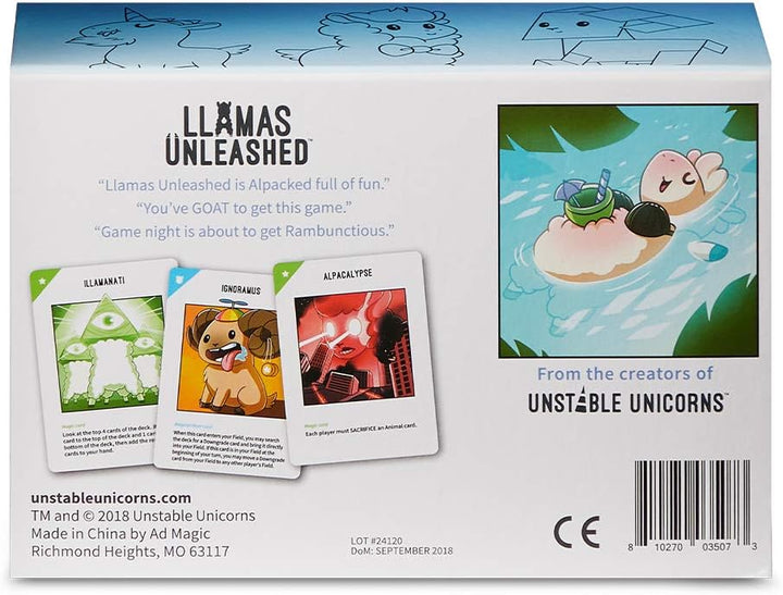 TeeTurtle TEE4122 Lamas entfesselt, mehrfarbig