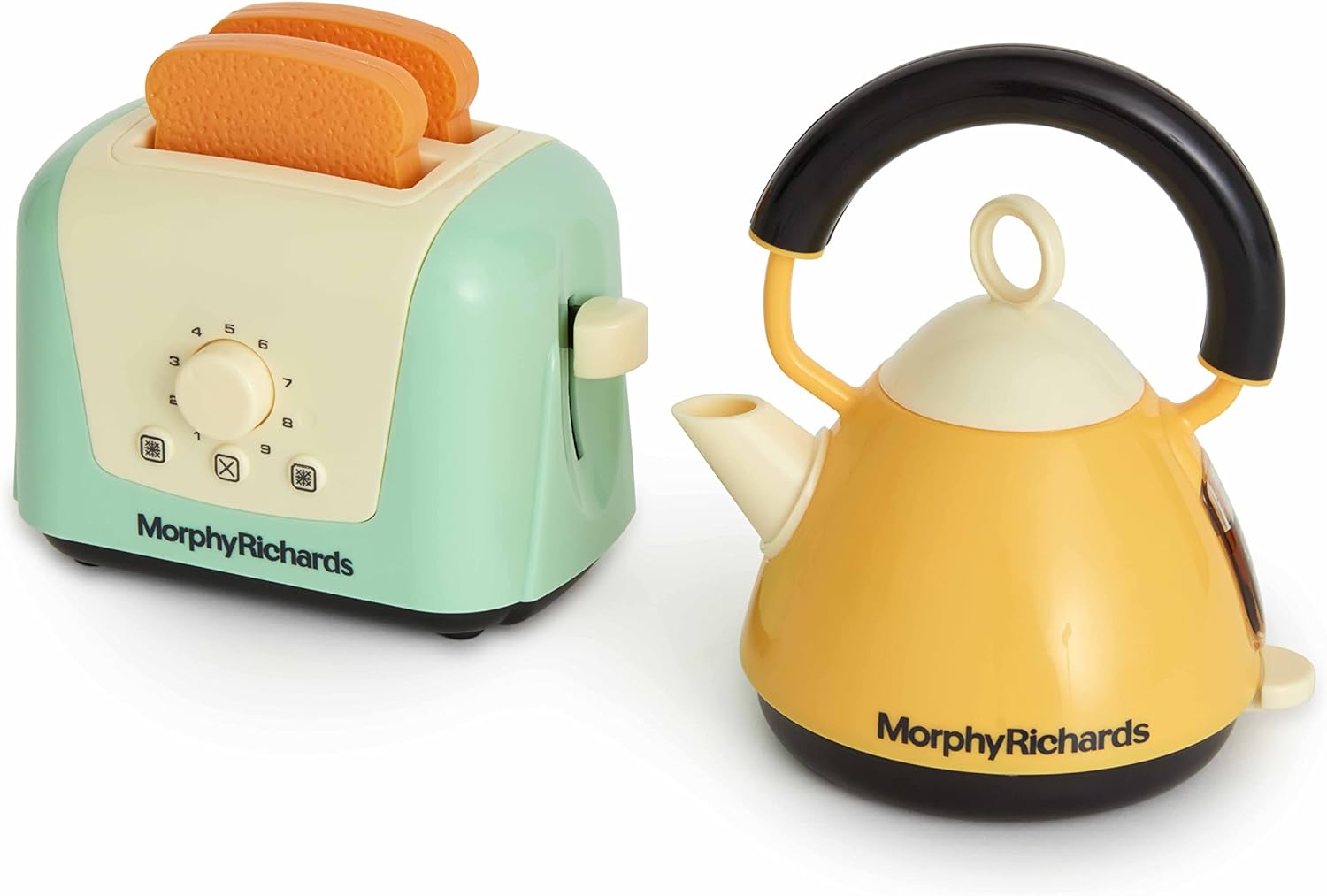 Casdon Morphy Richards Interactive Toy Toaster & Kettle Set - Play Kitchen Appliances for Kids 3+