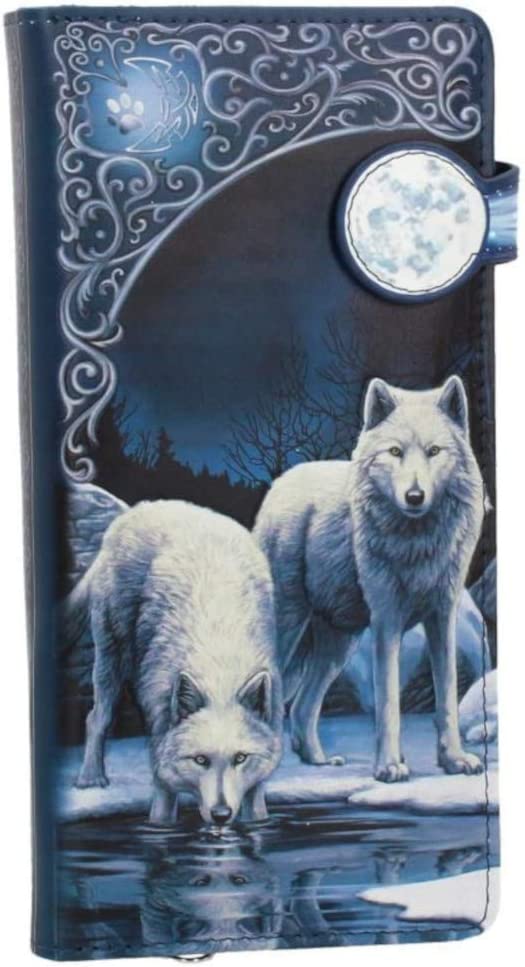 Nemesis Now Warriors of Winter Lisa Parker geprägte Geldbörse, 19 cm, Blau, PU, ​​18,5 cm