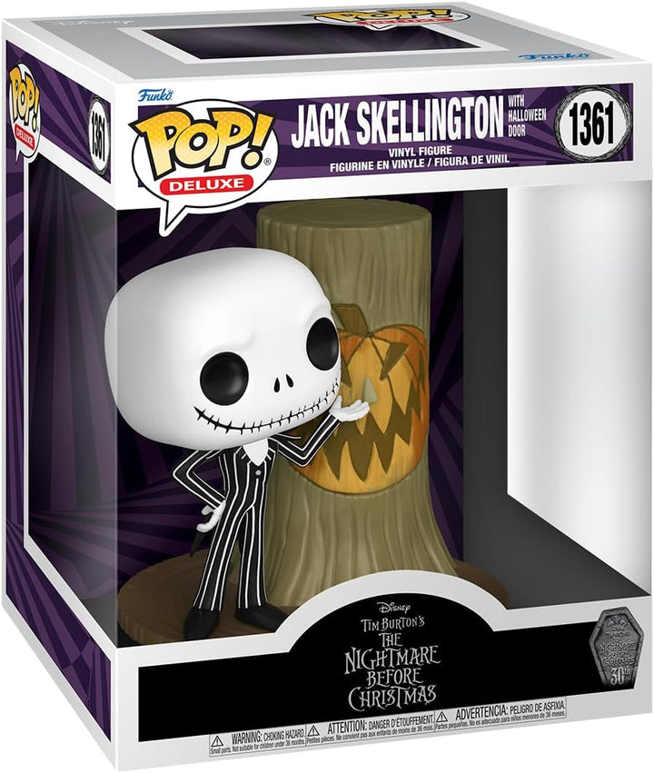 Deluxe: Disney The Nightmare Before Christmas 30th – Jack Skellington mit H.Town Door Funko 72311 Pop! Vinyl Nr. 1361