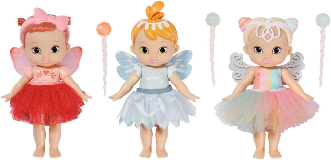 BABY born 831823 Märchenbuch Fairy Poppy – 18 cm große, flatternde Flügel – inklusive Puppe