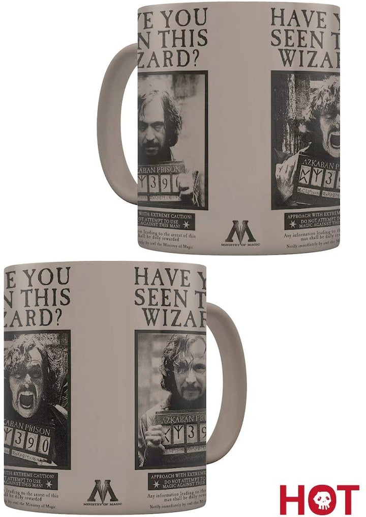 Harry Potter Wärmewechselbecher Sirius Black Steckbrief, 325 ml, in Präsentationsbox – offizielles Merchandise