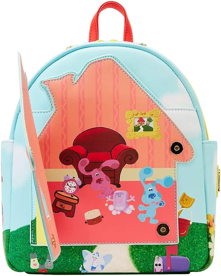 Loungefly Mini-Rucksack Blues Clues Open House Offizielle Nickelodeon Blue Einheit
