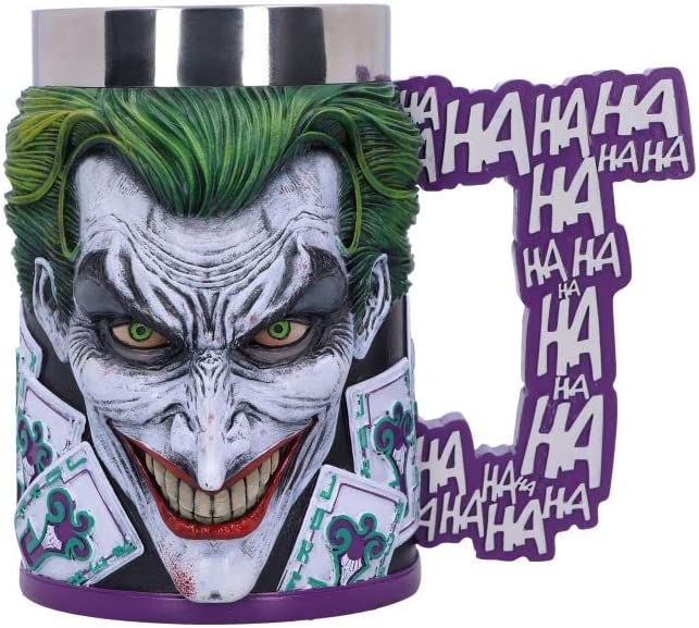 Nemesis Now offiziell lizenzierter The Joker Krug, Lila, 15,5 cm, Harz