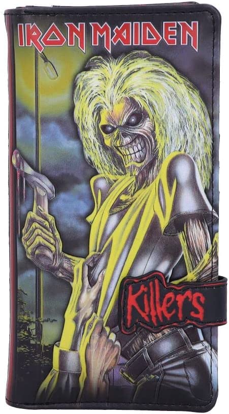 Nemesis Now offiziell lizenzierte Iron Maiden Killers geprägte Geldbörse, Schwarz, 18,5c