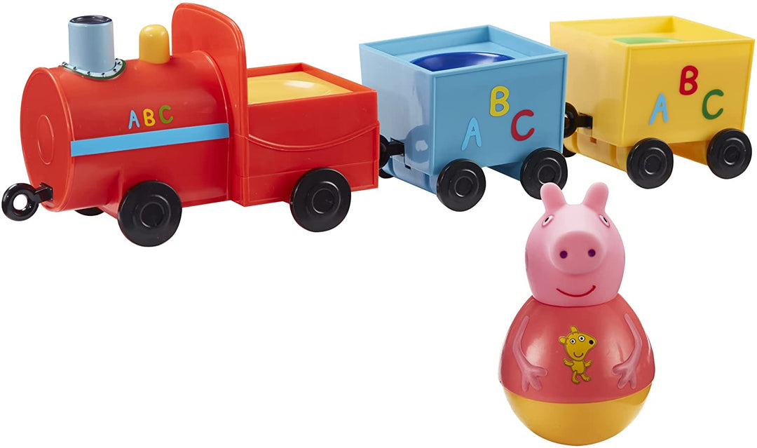 Peppa Pig Weebles zieht den Wackelzug entlang, 07482