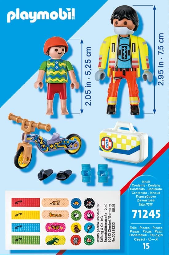 Playmobil SECOURISTE AVEC ENFANT