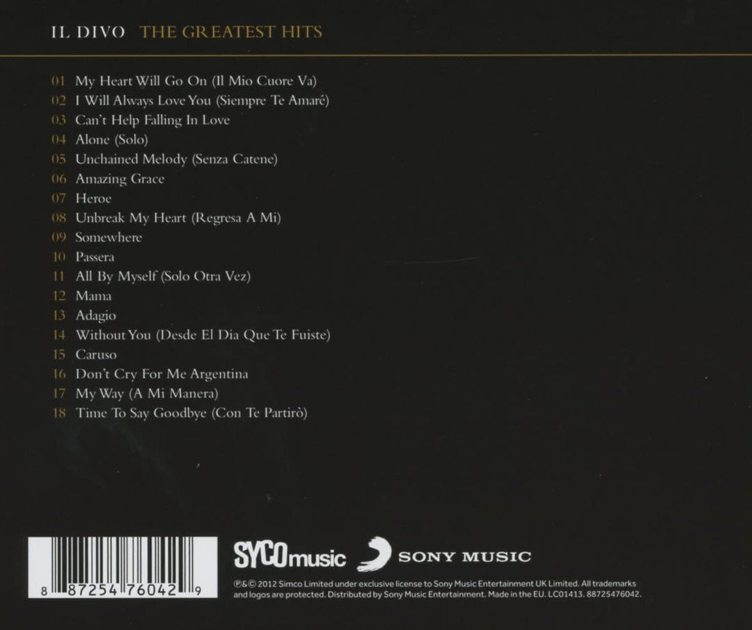 Il Divo - Die größten Hits