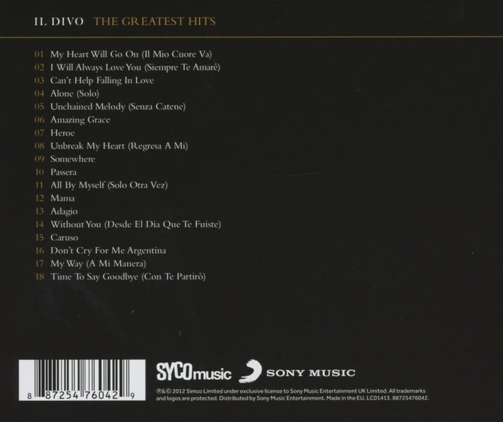 Il Divo - Die größten Hits
