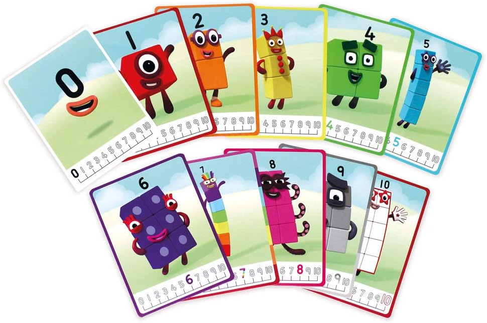 Learning Resources LSP0949-UK MathLink Cubes Numberblocks 1-10 Aktivitätsset, Mathe-Lernen für frühe Jahre, Bauen, Lernen und Spielen im Klassenzimmer und zu Hause.