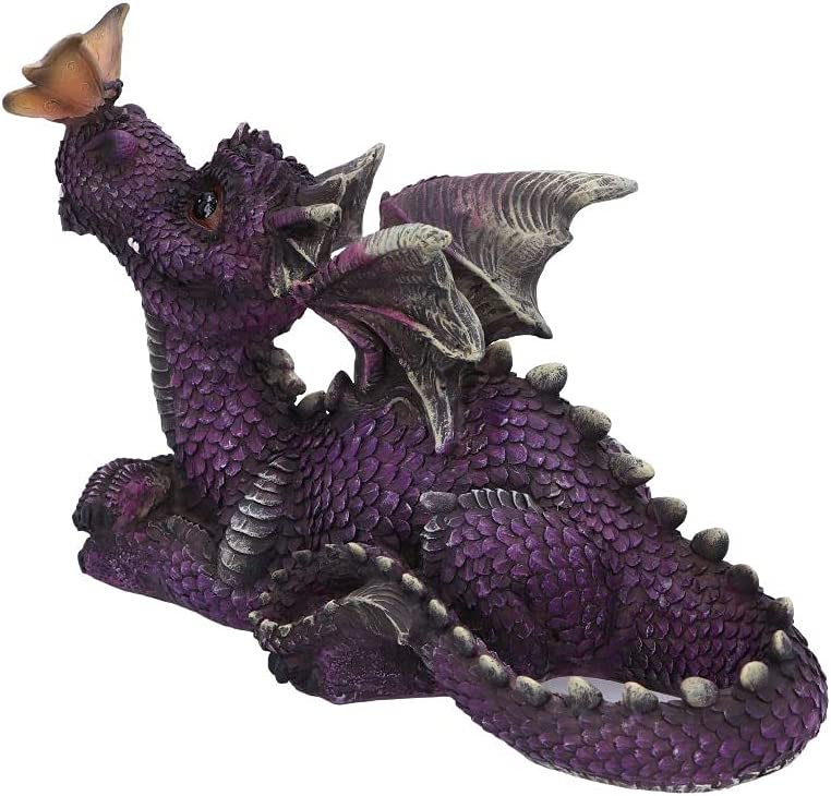 Nemesis Now Nature's Kiss - Purple Dragon Figurine 5
