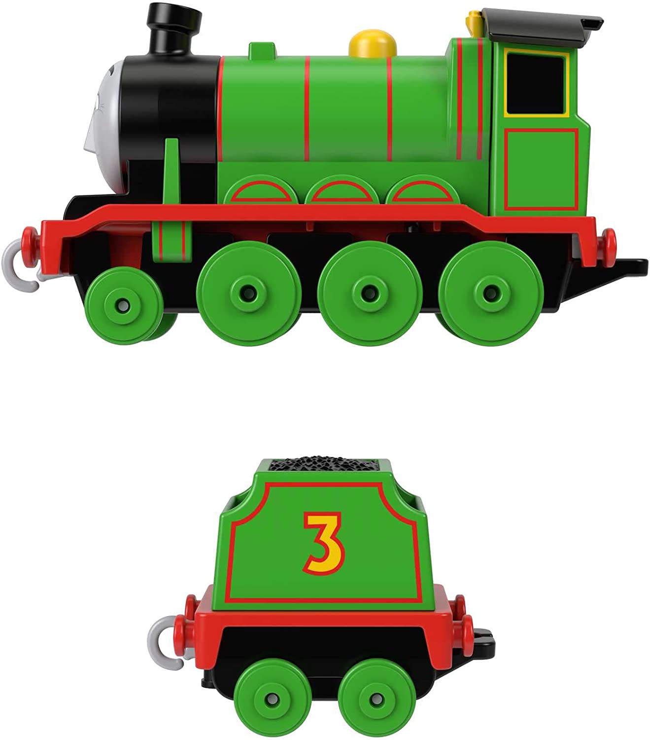 Thomas & Friends All Engines Go! Henry Metal Push Along Engine - Die-Cast Train with Tender for Kids 3+ 3