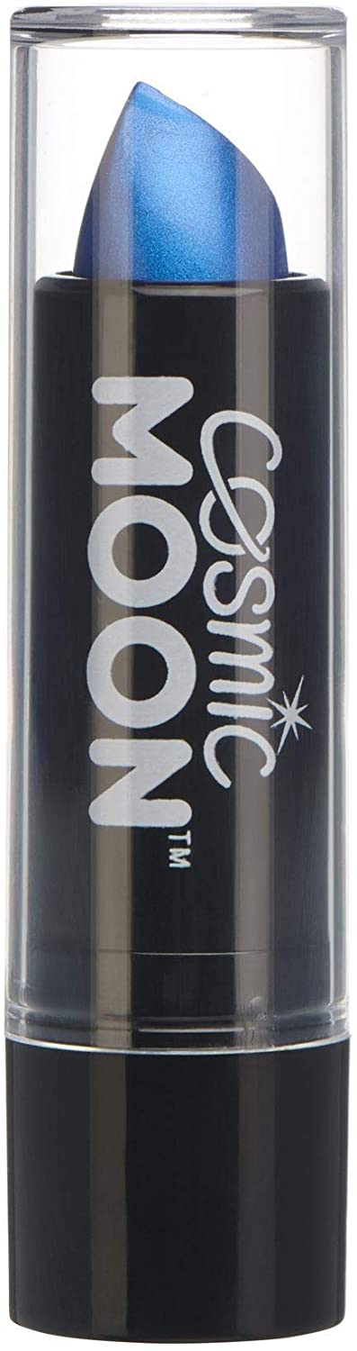 Metallischer Lippenstift von Cosmic Moon Blue für bezaubernde Metallic-Lippen