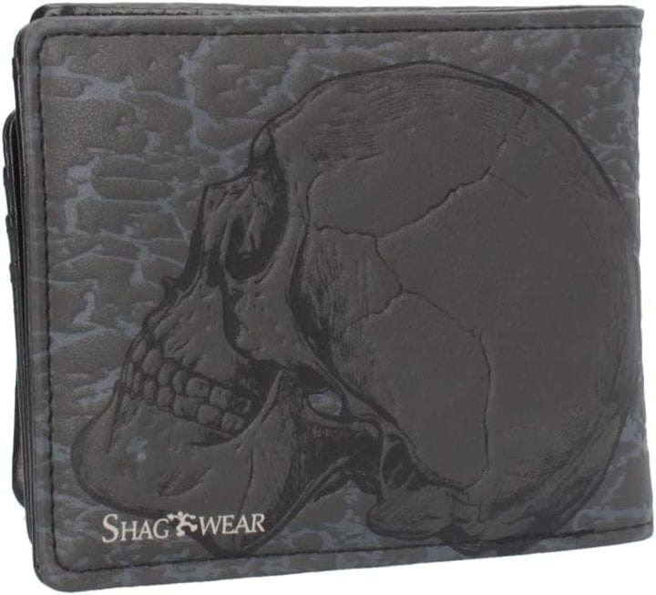 Nemesis Now C4265M8 Memento Mori Geldbörse 10 cm Schwarz, PU