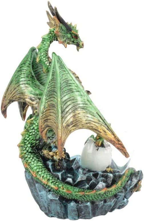 Nemesis Now Smaragd-Orakel-Schneekugel, grün, 19 cm
