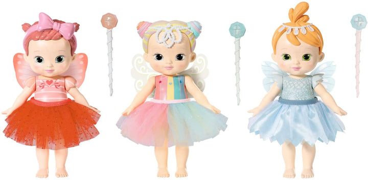 BABY born 831823 Märchenbuch Fairy Poppy – 18 cm große, flatternde Flügel – inklusive Puppe