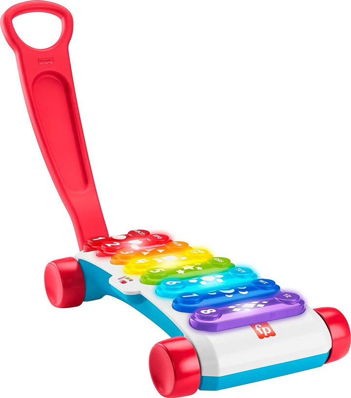 ?Fisher-Price Riesiges leuchtendes Xylophon, elektronisches Nachziehspielzeug als Musikinstrument