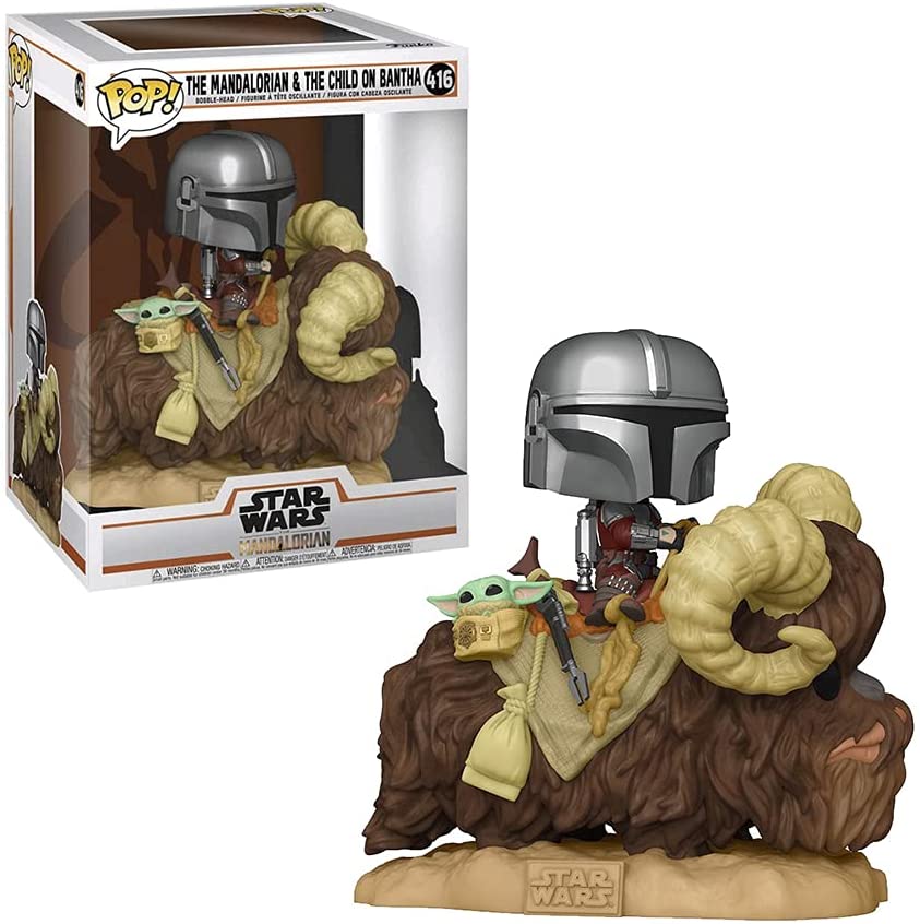 Star Wars The Mandalorian The Mandalorian &amp; The Child On Bantha Funko 52373 Pop! Vinyl #416
