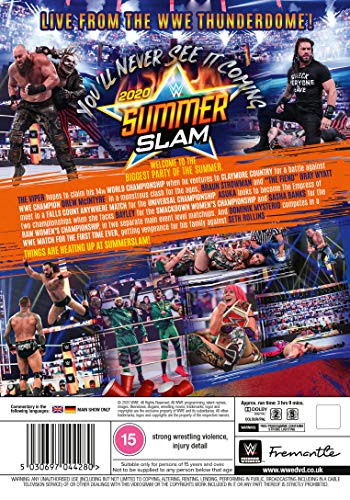 WWE: SummerSlam 2020 [DVD] – Action [DVD]