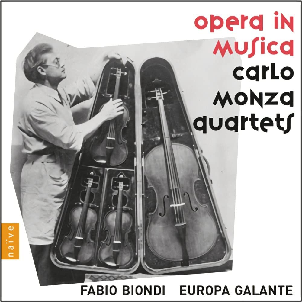 Biondi,Fabio & Europa Galante - Carlo Monza: Quartets [Audio CD]