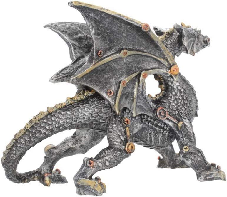 Nemesis Now Dracus Machina Figur 21 cm Silber