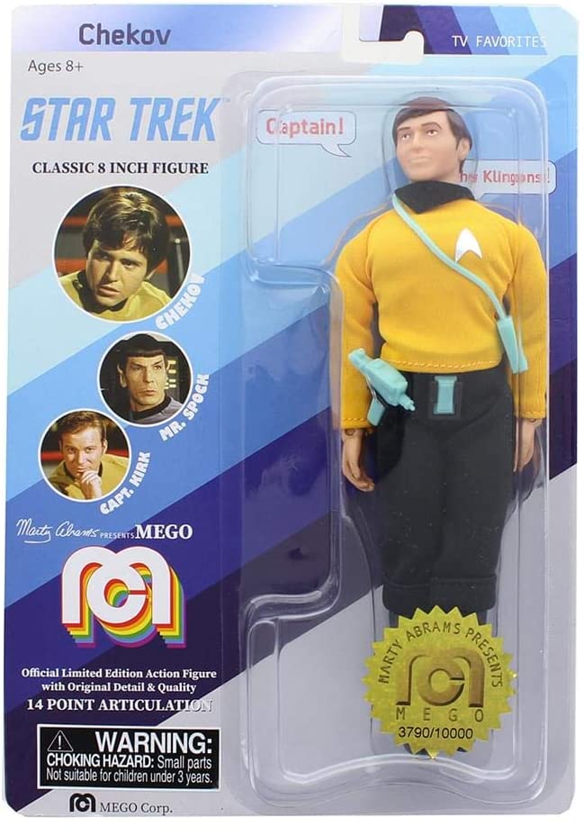 Star Trek Mego Chekov Actionfigur 8" 
