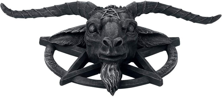Nemesis Now Baphomet Wandschild, 49 cm, Schwarz