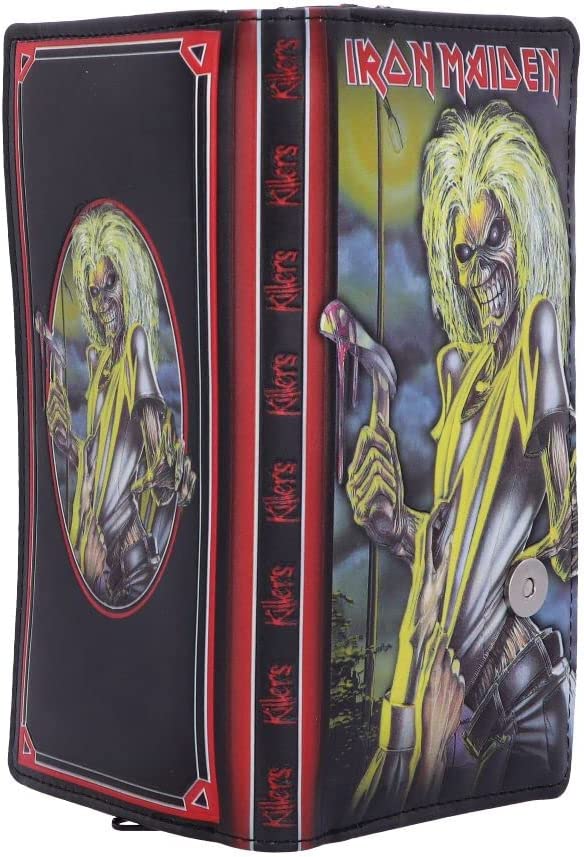 Nemesis Now offiziell lizenzierte Iron Maiden Killers geprägte Geldbörse, Schwarz, 18,5c