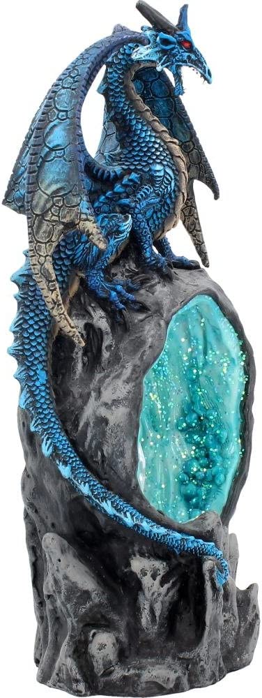 Nemesis Now Frostwing's Gateway - Blue Dragon Resin Statue 5
