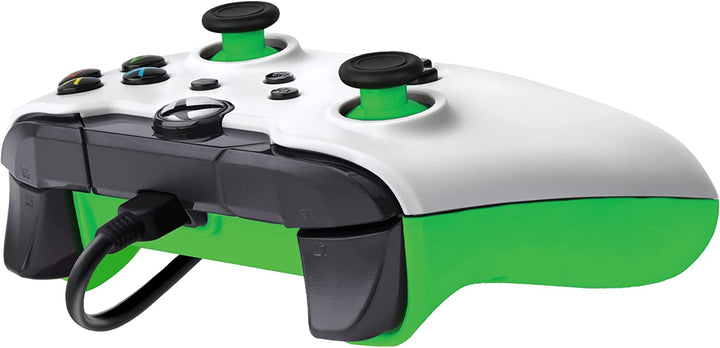 PDP Wired Controller Neon White für Xbox Series X|S, Gamepad, kabelgebundenes Videospiel C