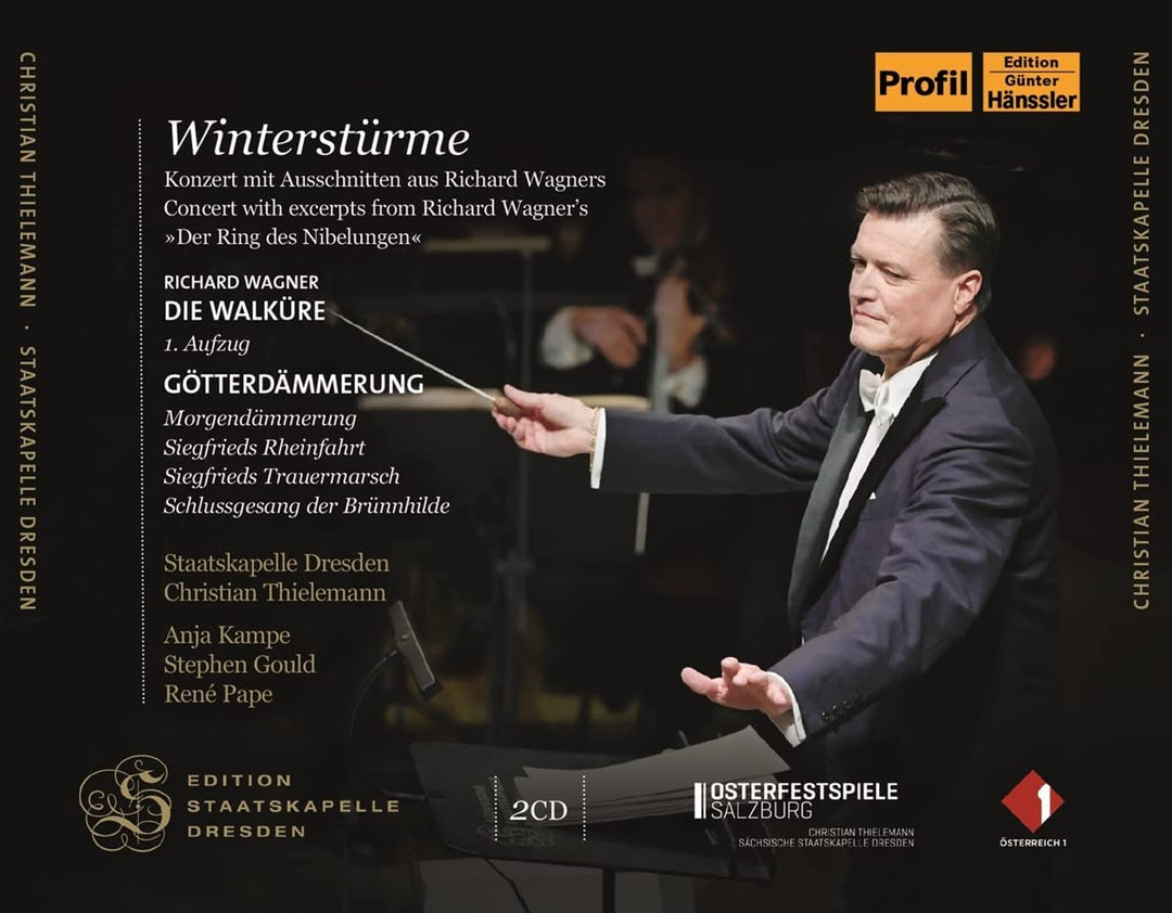 Wagner: Wintersturme [Staatskapelle Dresden; Anja Kampe; Stephen Gould; Rene Pap [Audio CD]