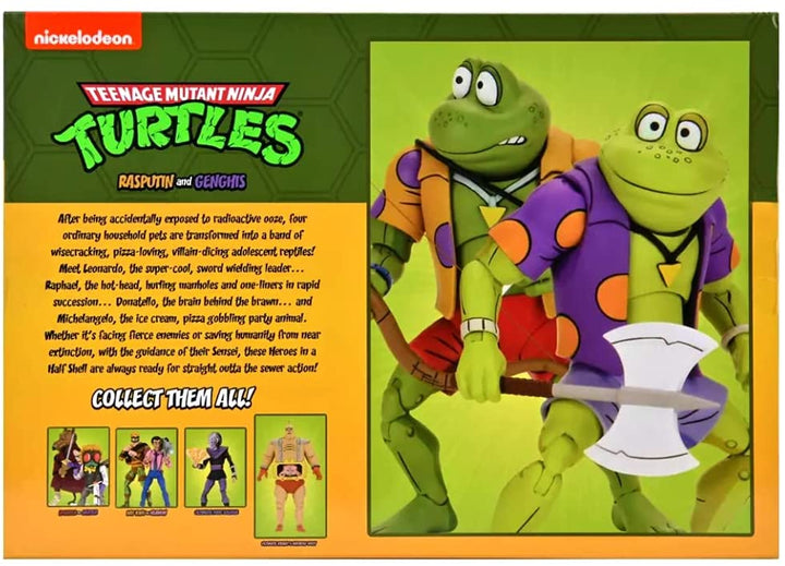 Dschingis &amp; Rasputin (TMNT) 2er-Pack Neca-Actionfiguren