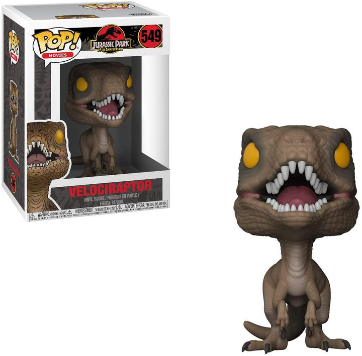 Jurassic Park 25th Anniversary Velociraptor Funko 26735 Pop! Vinyl Nr. 549
