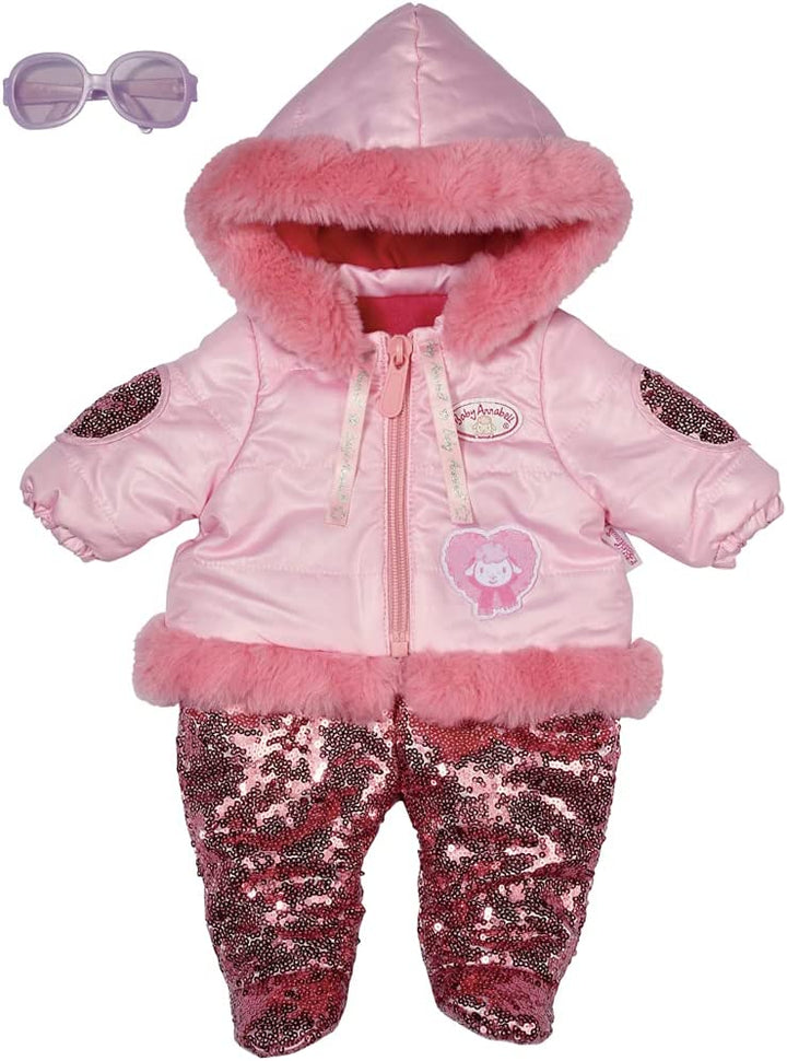 Baby Annabell Deluxe Winterset 43 cm – trendiges und warmes Outfit – einfach für die Kleinen