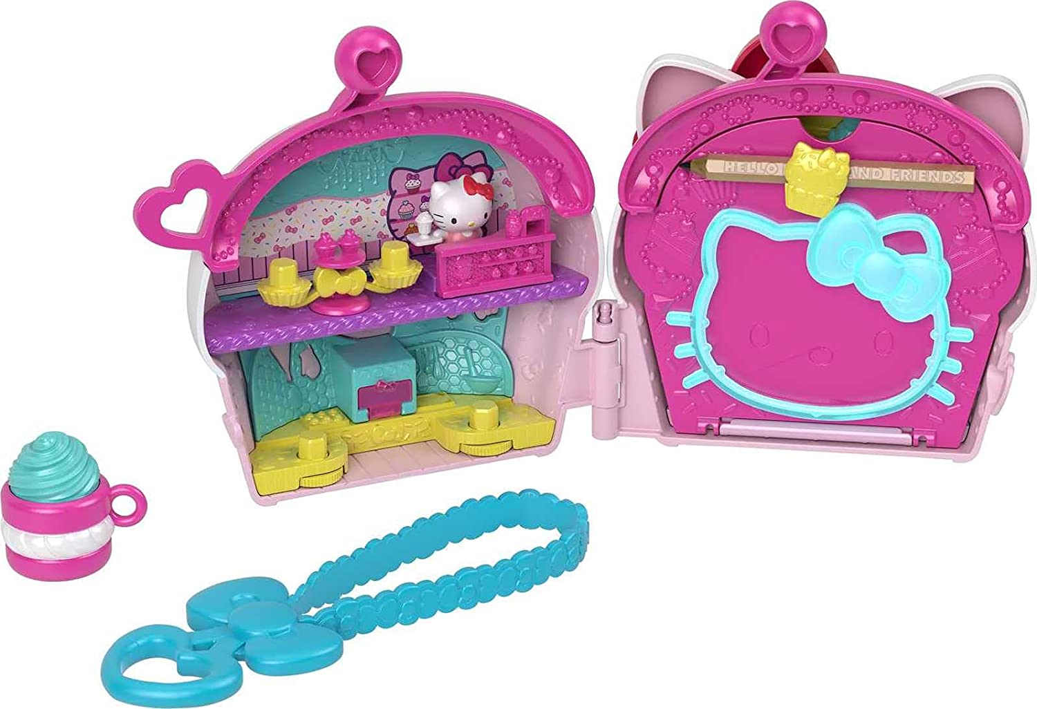 Hello Kitty and Friends Minis Cupcake Bakery Playset - 7-Piece Interactive Toy for Kids 6 Months - 3 Years 3
