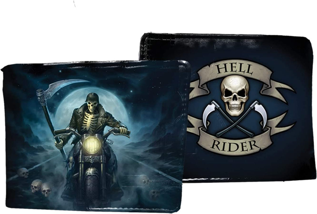 Nemesis Now Hell Rider James Ryman Geldbörse 10 cm Schwarz, PU