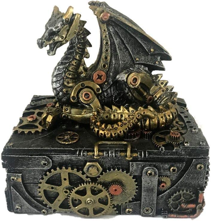 Nemesis Now U3821K8 Secrets of the Machine Box 19,5 cm Silber