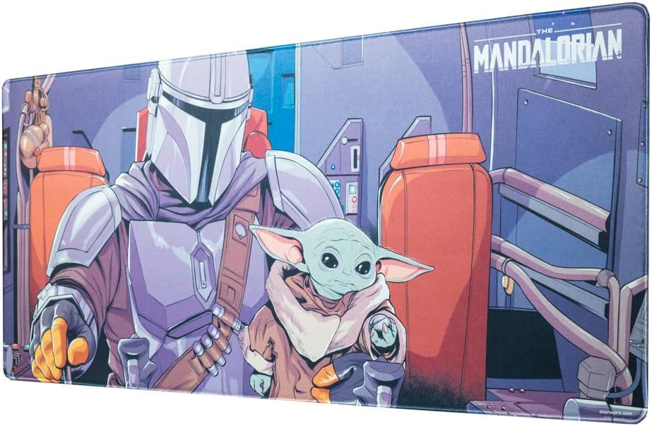 Grupo Erik Star Wars The Mandalorian XXL Mouse Mat - Baby Yoda Desk Pad