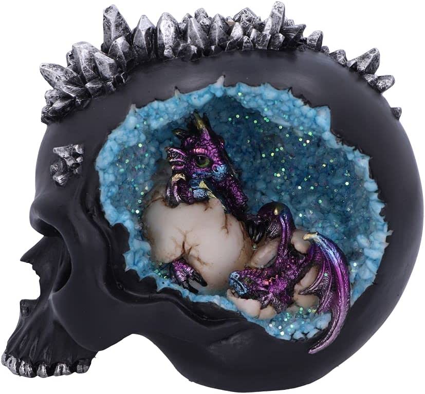 Nemesis Now Crystal Hatchlings Backflow Incense Burner in Blue 3