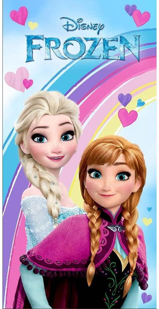 Disney Frozen Kinder-Strandtuch – 70 x 140 cm – mehrfarbig