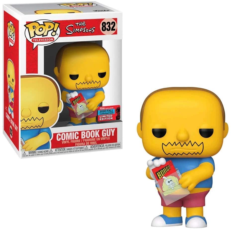 The Simpsons Comic Book Guy Exclu Funko 48573 Pop! Vinyl #832