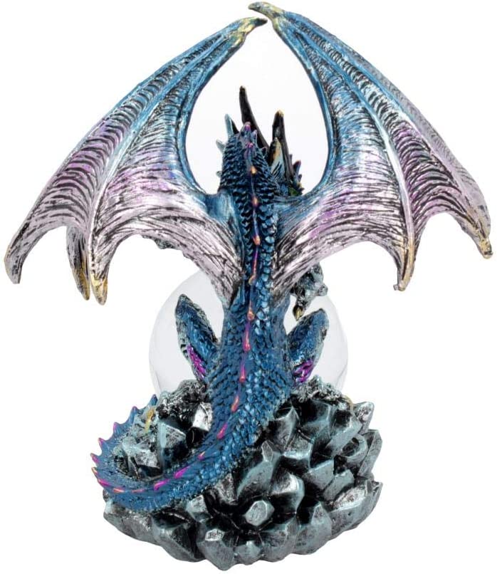 Nemesis Now Azul Oracle Schneekugel, Blau, 19 cm