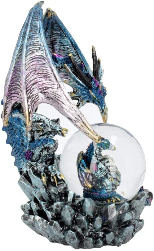 Nemesis Now Azul Oracle Schneekugel, Blau, 19 cm