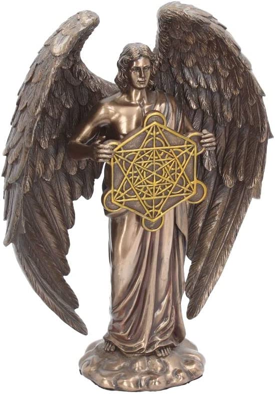 Nemesis Now Metatron-Erzengel-Figur, 26 cm, Bronze, Kunstharz
